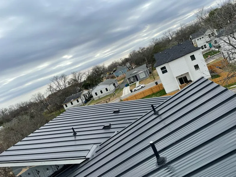 Standing seam metal roof panels with vents for Skylight Repair in Cortlandt